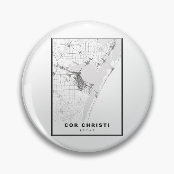 Item preview, Corpus Christi Map designed and sold by Tamas Das.