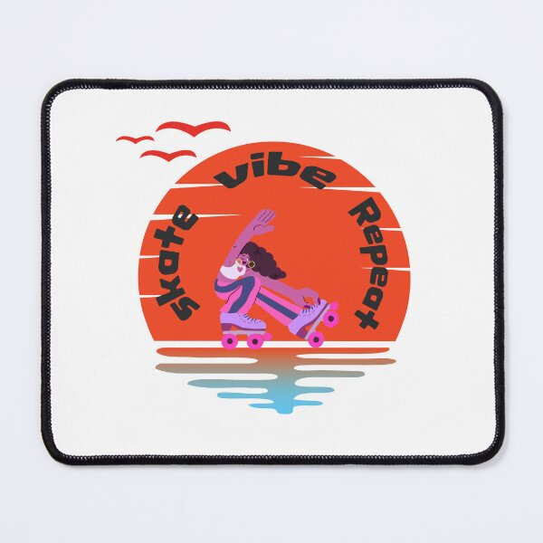 Item preview, Retro Roller Skater Vibes – ’70s Sunset Skate designed and sold by lazycreationaaa.