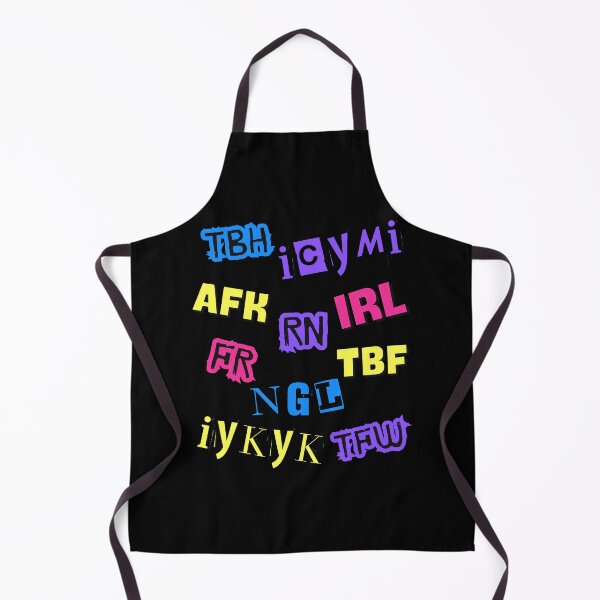 Item preview, Gen Z Slang Acronyms Typography Aesthetic designed and sold by Artography Designs.