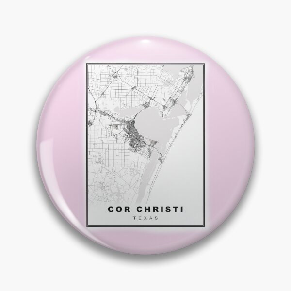Item preview, Minimalist Corpus Christi Map designed and sold by Tamas Das.