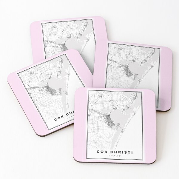 Item preview, Minimalist Corpus Christi Map designed and sold by Tamas Das.