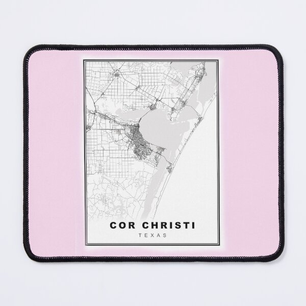 Item preview, Minimalist Corpus Christi Map designed and sold by Tamas Das.