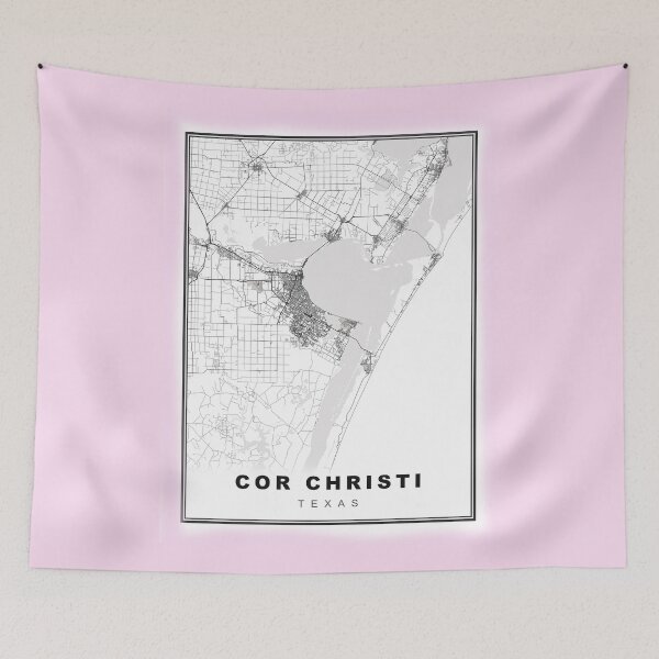 Item preview, Minimalist Corpus Christi Map designed and sold by Tamas Das.