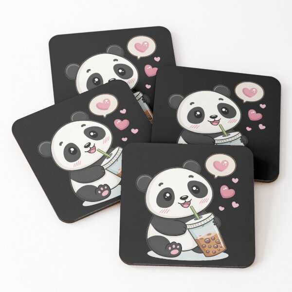 Item preview, Cute Panda Holding Bubble Tea designed and sold by Har-vee.