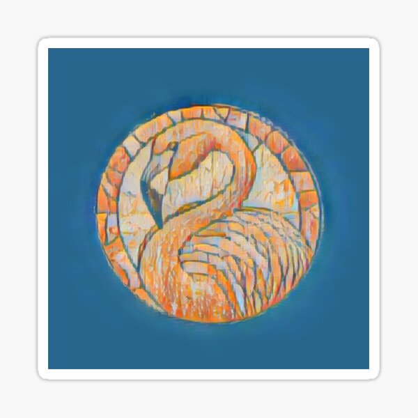 Item preview, Flamingo Stained Glass designed and sold by DebbieEganCo.