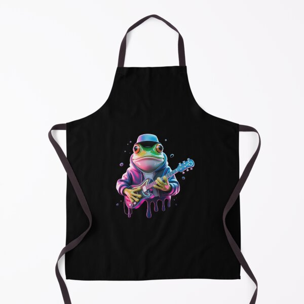 Item preview, Adorable frog playing a strange guitar designed and sold by ATOTI.