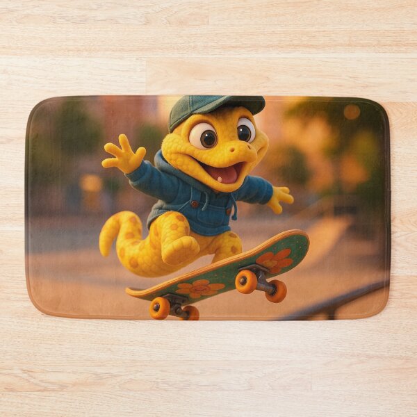 Item preview, Skater Yellow Anaconda designed and sold by Sillytoe.