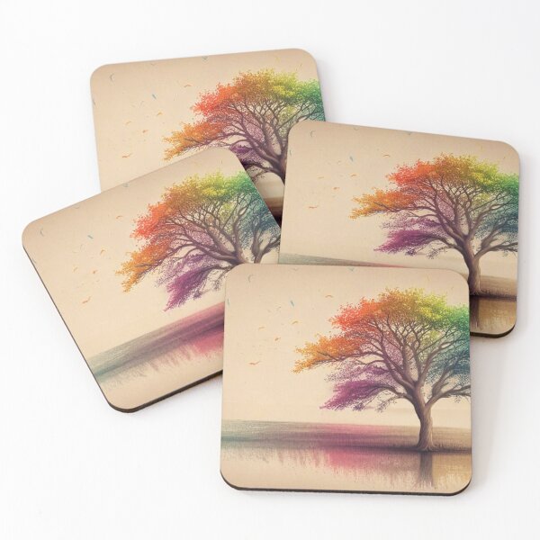 Item preview, Colorful Tree of Life - Majestic Rainbow Tree designed and sold by LumiAnCreations.