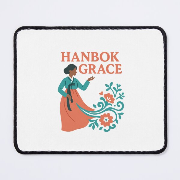 Item preview, Hanbok Grace – Elegant Korean Heritage in Floral Motion Design designed and sold by DJCApparel.