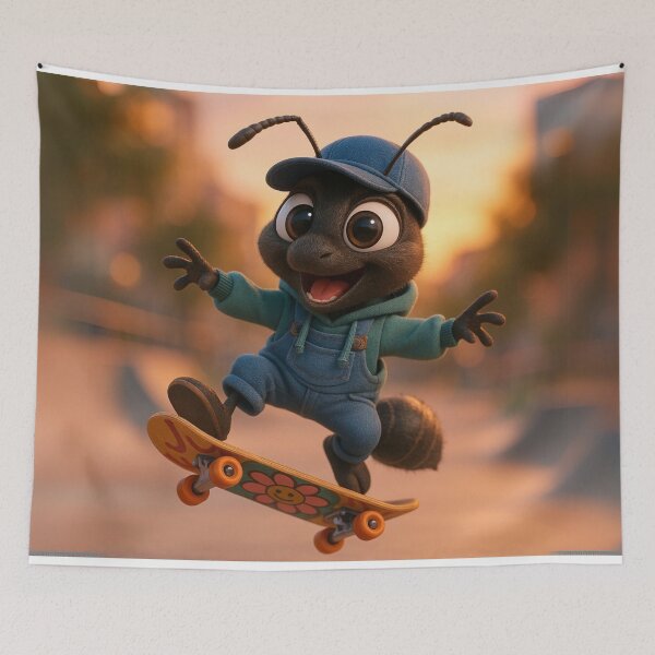 Item preview, Skater Carpenter Ant designed and sold by Sillytoe.
