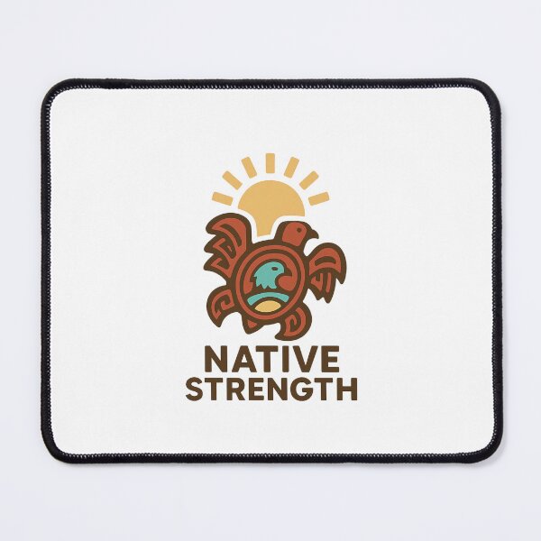 Item preview, Native Strength – Indigenous Turtle Emblem with Sun and Earth Symbolism designed and sold by DJCApparel.