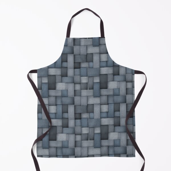 Artikelvorschau, Steel Weave – Urban Textile Grid in verwaschenem grauem Denim entworfen und verkauft von Moisky Patterns.