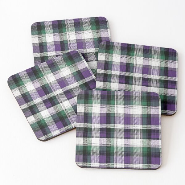 Item preview, Highland Grid – Purple & Green Tartan Plaid Fabric Pattern designed and sold by Moisky Patterns.