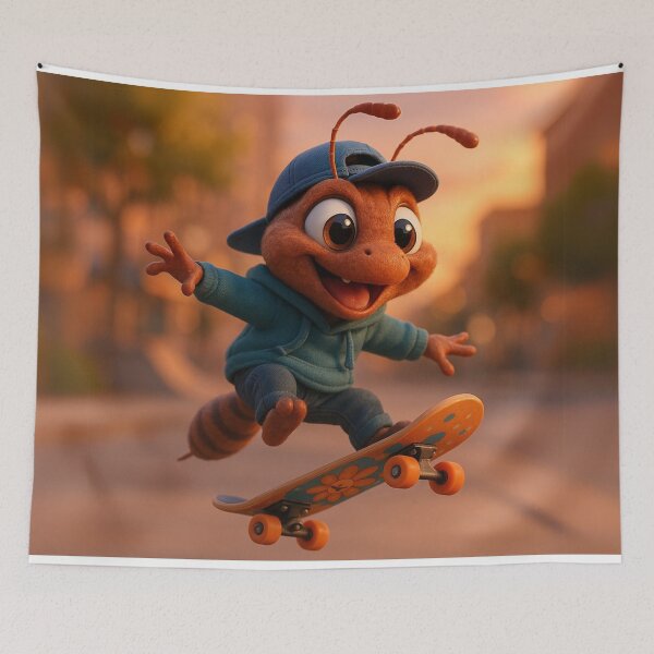 Item preview, Skater Ant designed and sold by Sillytoe.