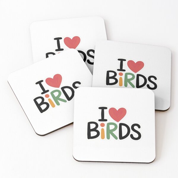 Item preview,  "I ❤️ Birds"  designed and sold by The Digital Compass.