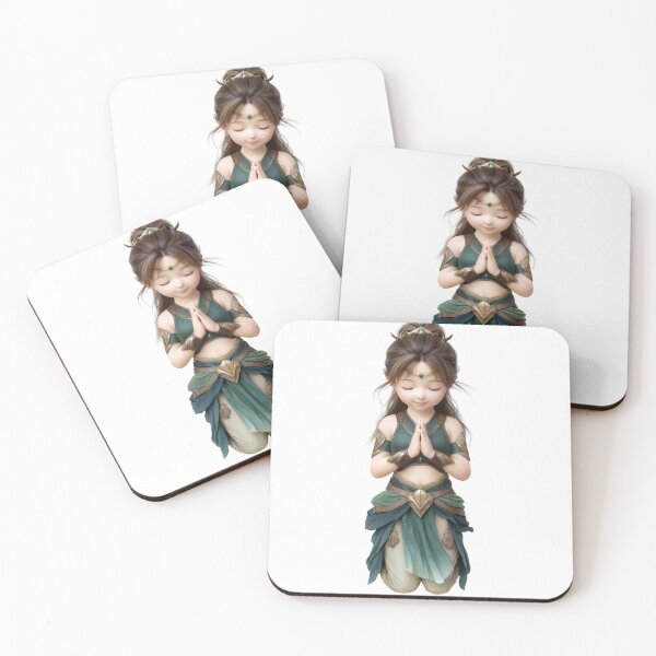 Item preview, Chill-out Cute meditative Guan Yin Goddess designed and sold by Digitalys Studios.