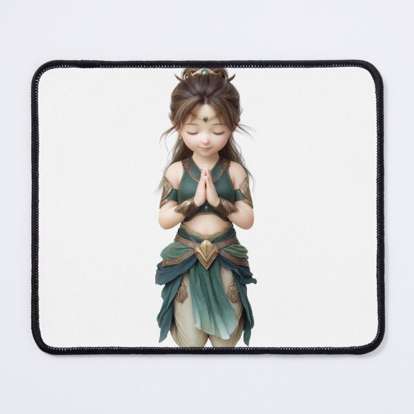 Item preview, Chill-out Cute meditative Guan Yin Goddess designed and sold by Digitalys Studios.