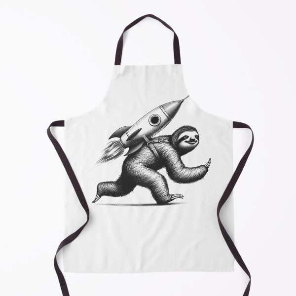 Item preview, Rocket Sloth Techies Engineer Geeks designed and sold by Kimberley King Art King Art.