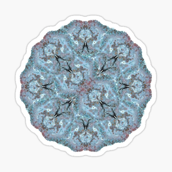 Item preview, Agate Mineral Kaleidoscope Abstract Pattern  designed and sold by ArtDesignTp.