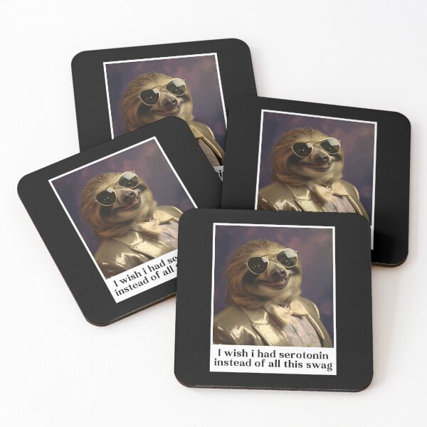 Item preview, Funny Serotonin Sloth designed and sold by RockFireMerch.
