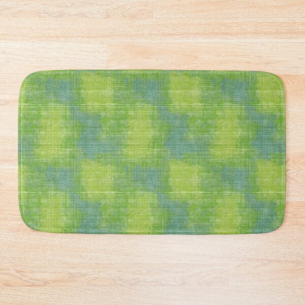 Item preview, Lime Washed Linen – Seamless Fabric Texture in Green and Teal designed and sold by Moisky Patterns.