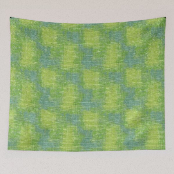 Item preview, Lime Washed Linen – Seamless Fabric Texture in Green and Teal designed and sold by Moisky Patterns.