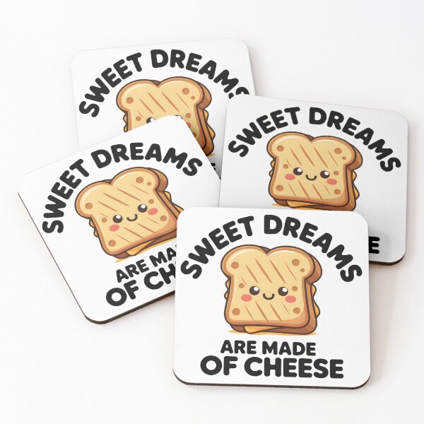 Item preview, Sweet Dreams Are Made Of Cheese Cheddar And Mozzarella Lovers designed and sold by ViktoonShirts.