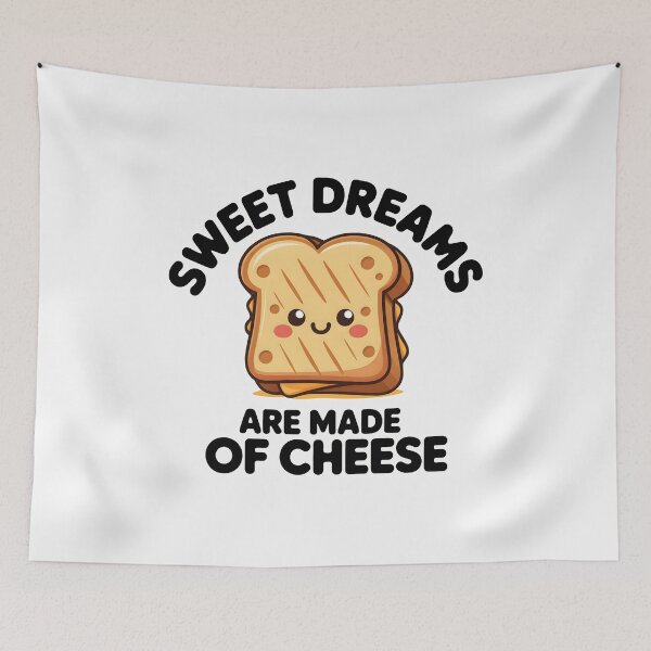 Item preview, Sweet Dreams Are Made Of Cheese Cheddar And Mozzarella Lovers designed and sold by ViktoonShirts.