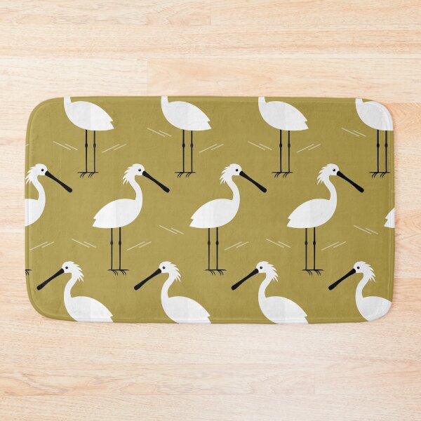 Item preview, Spoonbills on green designed and sold by reneesillus.