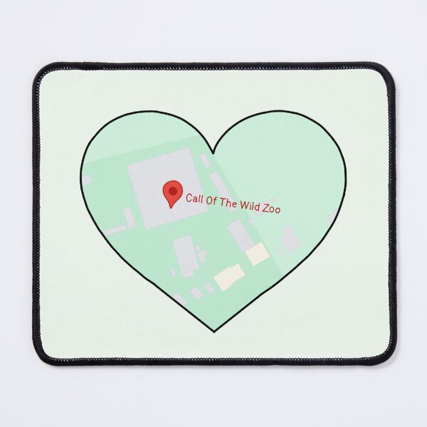 Item preview, Zoo Map Heart 1 designed and sold by Meggie-moos.