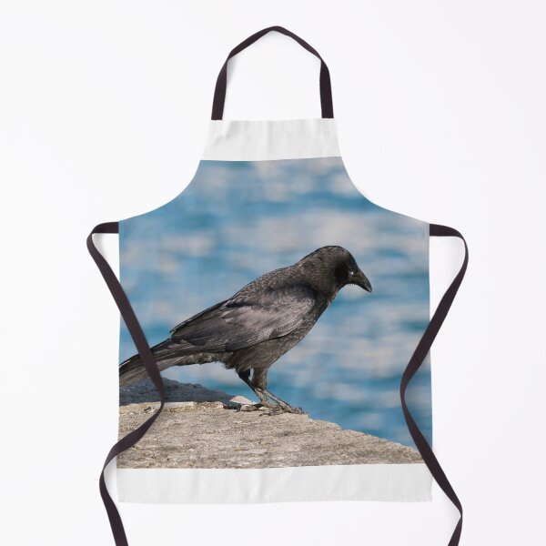 Item preview, Carrion Crow Corvus corone Against Harbour Waters designed and sold by Dorset Girl.