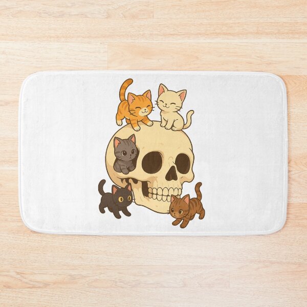 Item preview, Cats in Skull, Mini cats, Dancing Skeleton designed and sold by Cr320.