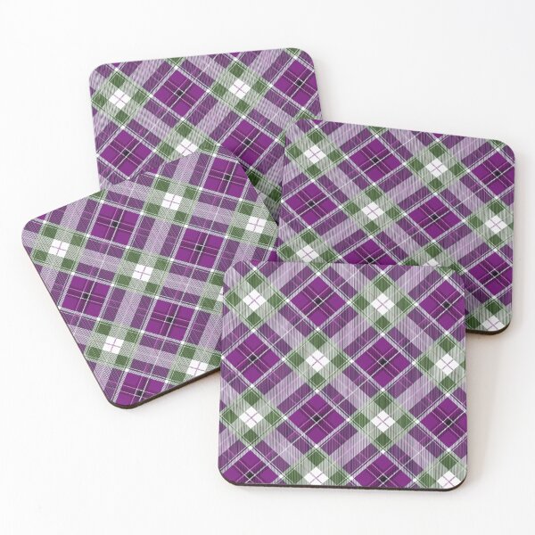 Item preview, Highland Argyle – Purple and Green Diagonal Plaid Pattern designed and sold by Moisky Patterns.