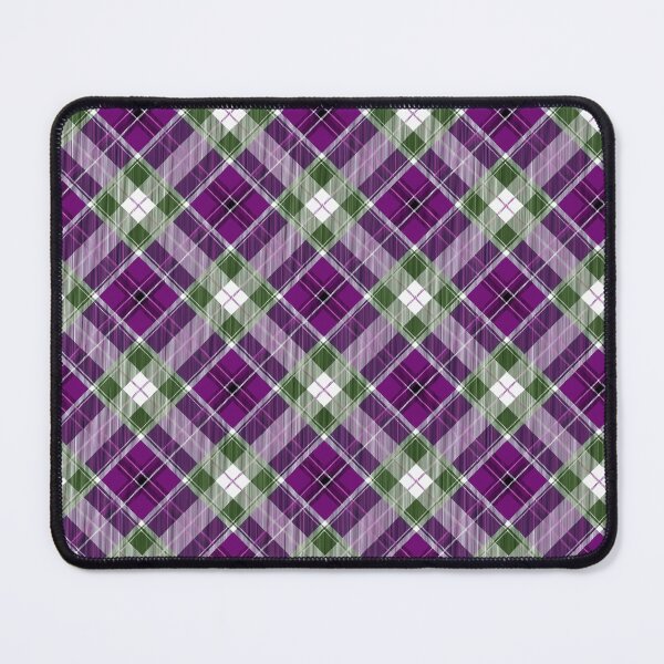 Item preview, Highland Argyle – Purple and Green Diagonal Plaid Pattern designed and sold by Moisky Patterns.