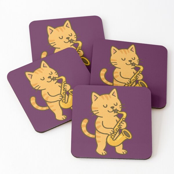 Item preview, Smooth Cat Playing Saxophone  designed and sold by Brontox.