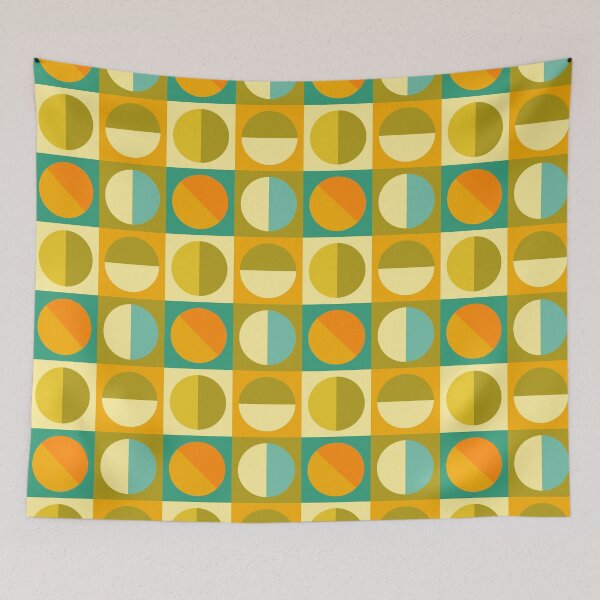 Item preview, Retro Circles – Mid-Century Pattern designed and sold by JMgraphic.