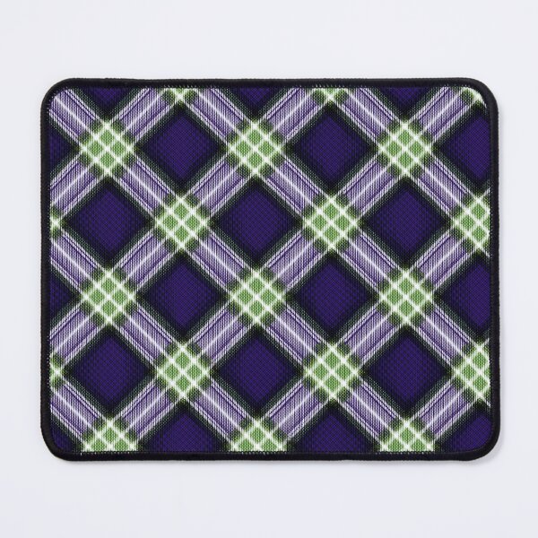 Item preview, Bold Argyle Glow – Purple and Green Diagonal Plaid Fabric Pattern designed and sold by Moisky Patterns.