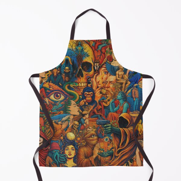 Artikelvorschau, Psychedelische Surreale Chaos Collage – Visionäre Pop Art mit symbolischen Elementen entworfen und verkauft von Darsel Art.