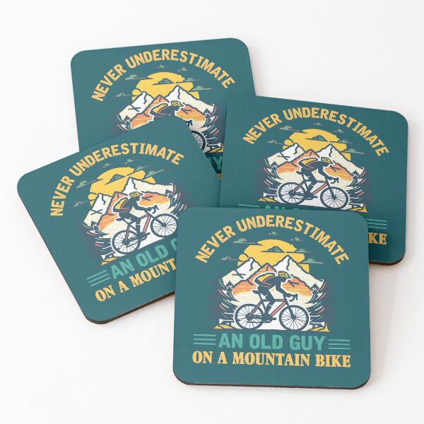 Item preview, cycling, cyclist, old man, bike, never underestimate, mountain bike, bicycle, never underestimate an old guy on a bike designed and sold by happinesproject.
