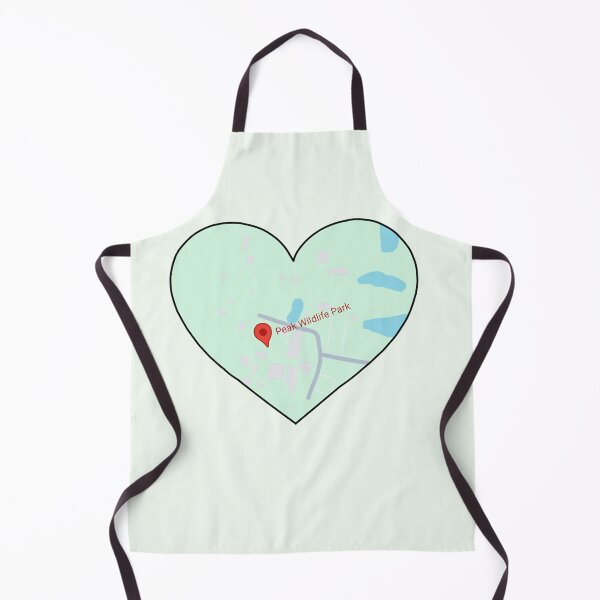 Item preview, Zoo Map Heart 2 designed and sold by Meggie-moos.