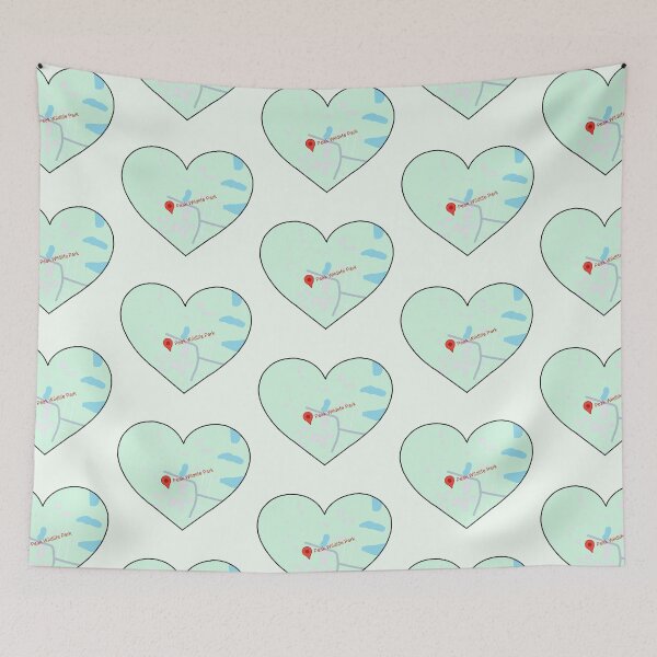 Item preview, Zoo Map Heart 2 designed and sold by Meggie-moos.