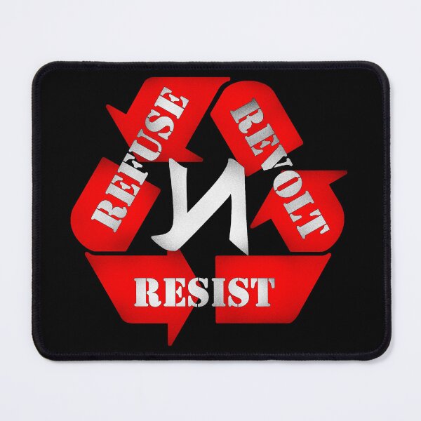 Item preview, refuse, revolt, resist: nihilistic trilogy designed and sold by BeJahMan.
