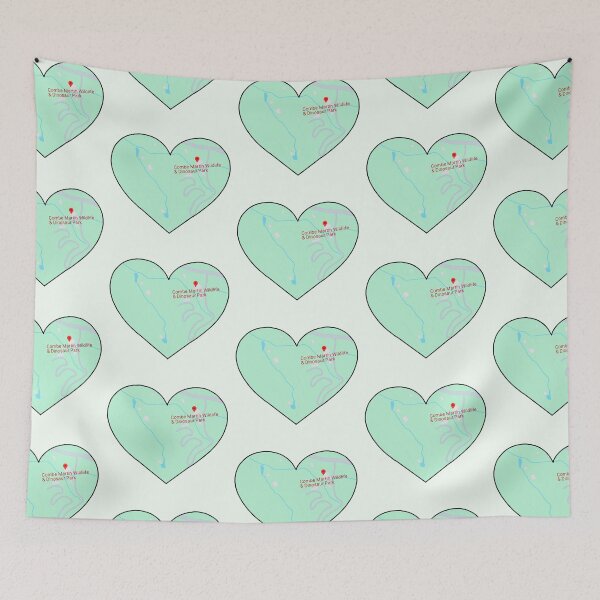 Item preview, Zoo Map Heart 3 designed and sold by Meggie-moos.