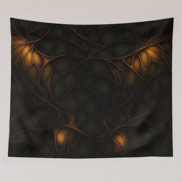 Item preview, Golden Web designed and sold by Kaleidoscope Print.