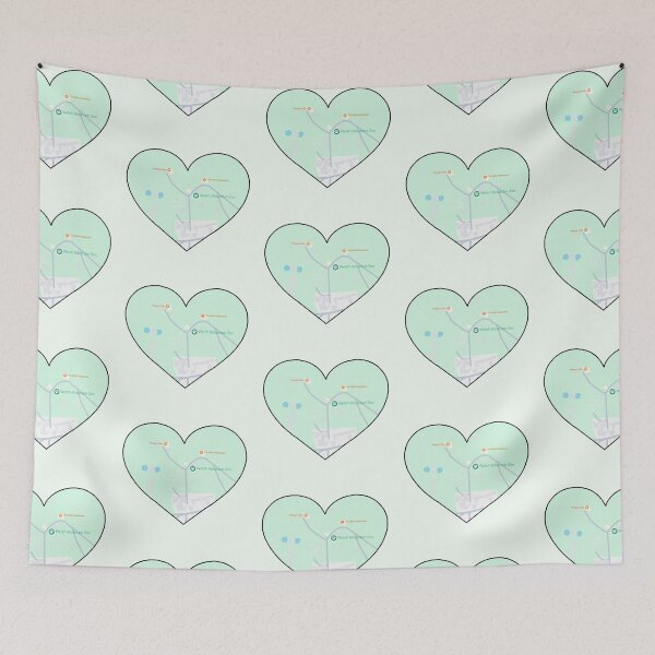 Item preview, Zoo Map Heart 5 designed and sold by Meggie-moos.