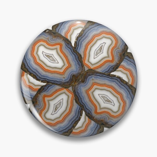 Item preview, Agate Mineral Flower Pattern designed and sold by ArtDesignTp.