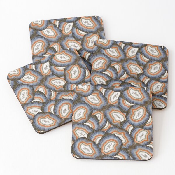 Item preview, Agate Mineral Flower Pattern designed and sold by ArtDesignTp.