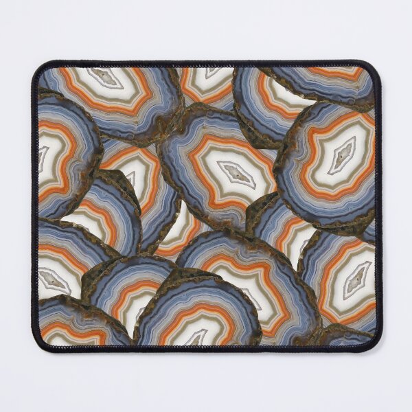 Item preview, Agate Mineral Flower Pattern designed and sold by ArtDesignTp.