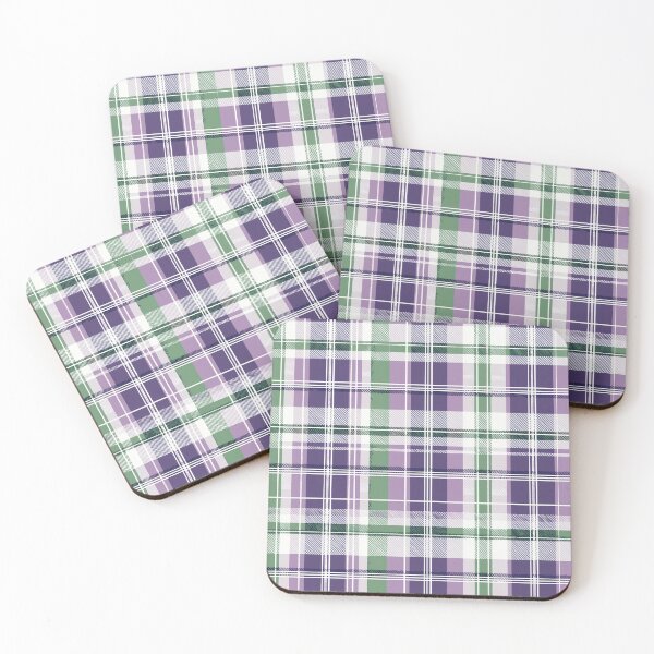 Item preview, Lavender Highland Plaid – Purple and Green Tartan Fabric Pattern designed and sold by Moisky Patterns.