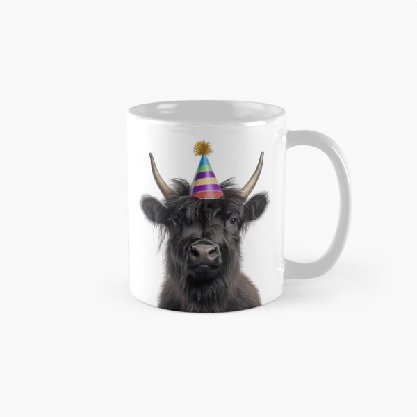 Item preview, Cute Yak with Party Hat Birthday Celebration designed and sold by LazyOwlStore.